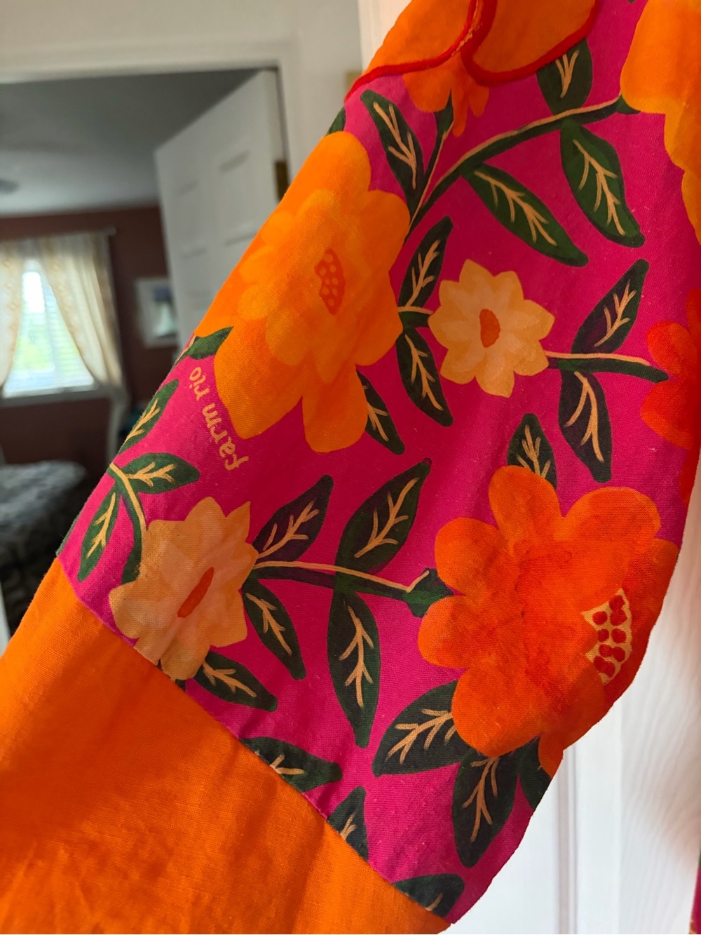 Farm Rio Sunset Patchwork Maxi Dress - Flawed - please read - Picture 4 of 16